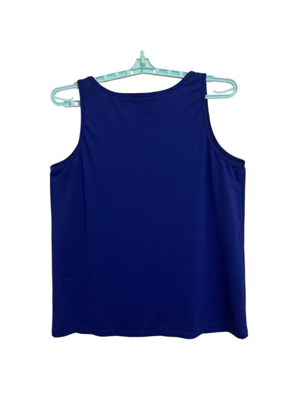 Maggie Barnes Womens Tank Top 0X 16W Royal Blue Capsule Preppy Academia - Picture 3 of 7